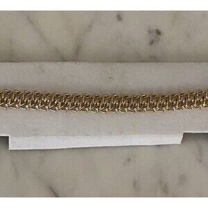 Nolan Miller Glamour Collection Gold Link Bracelet NOS 7.25”